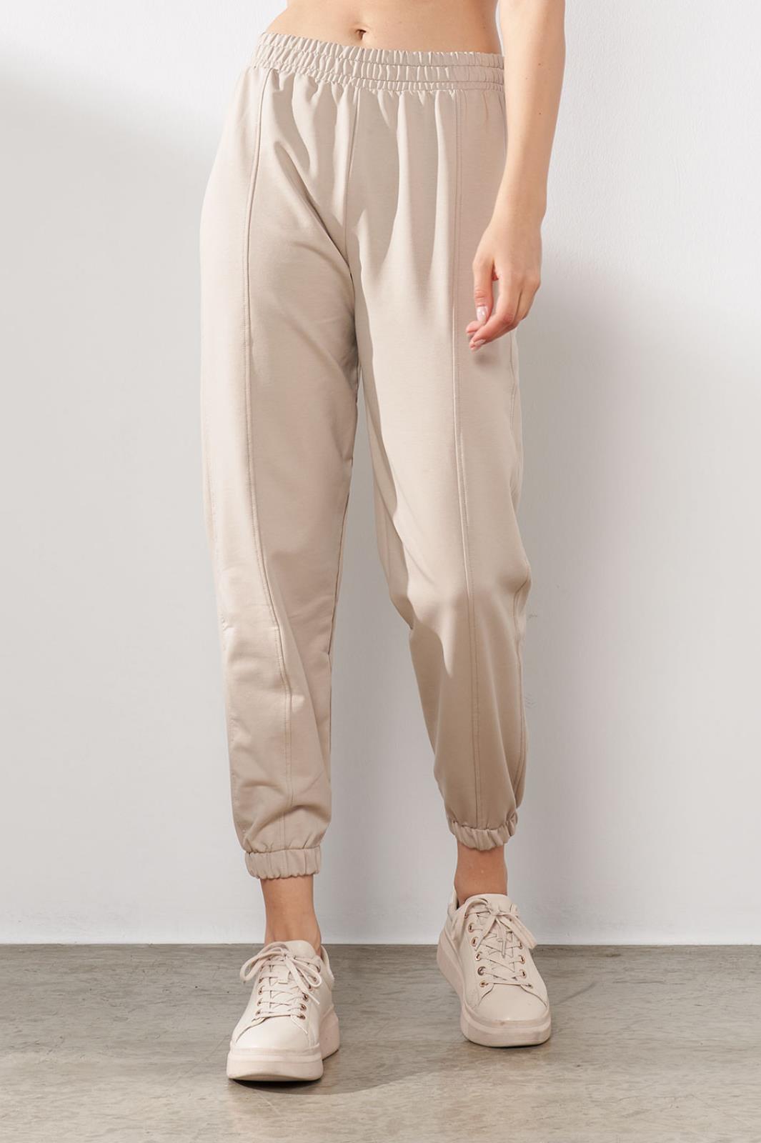 Perfect Önden Dikişli Cepli Taş Jogger