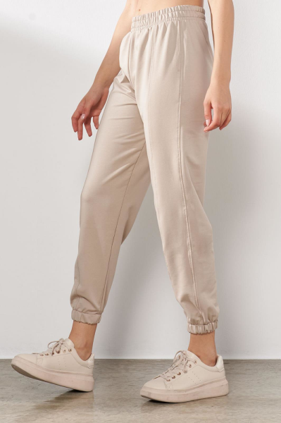 Perfect Önden Dikişli Cepli Taş Jogger